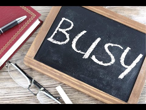 Word for Wednesday: Busy Word for Wednesday: Busy