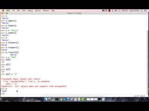 String Handling and Processing in Python - YouTube