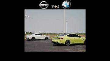 BMW M4 VS NISSAN GTR R35☠️