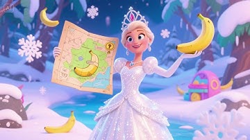 🏴‍☠️ Elsa and the Banana Treasure Map 3 | Frozen Island Adventure Song for Kids 🍌❄️🌴