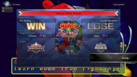 MARVEL vs. CAPCOM 1 Ranked Matches with MegaMan and Wolverine
