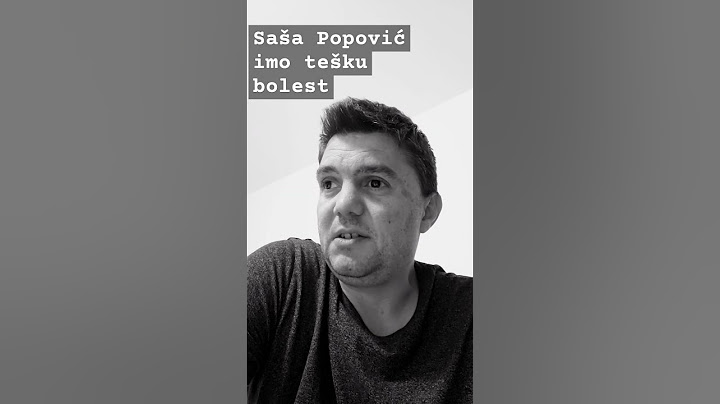Saša Popović umro u teškim Mukama   😭😭😭