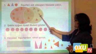 1-ci sinif Riyaziyyat - Həndəsi fiqurlar