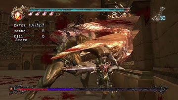 Ninja Gaiden II - Volf Boss Fight using Blade of The Archfiend (Path of the Mentor)