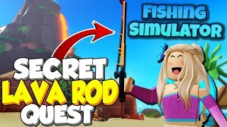 How To Get The Secret Lava Rod In Fishing Simulator Roblox Youtube - roblox parkour skins wiki conseguir robux gratis hack