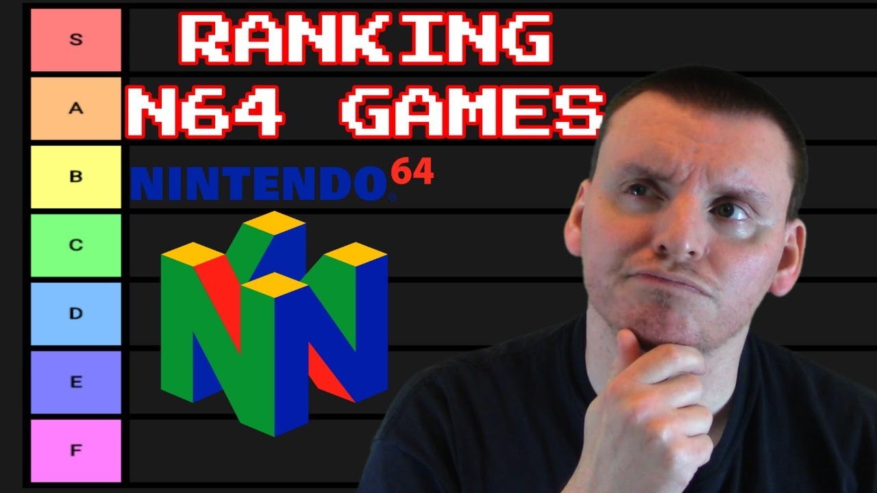 Ranking N64 Game on Tier Chart Ranking All N64 Games