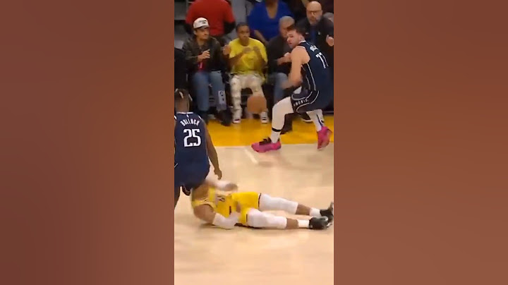 Luka Doncic gets heated at Russell Westbrook after Russ bumped him hard on purpose