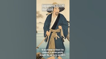 Japanese Yokai (13) - Amikiri #yokai #japan #folklore