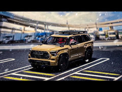 ミニカー G.C.D 1/64 2023 Toyota Sequoia TRD Pro 1/64 GCD 2023 Toyota Sequoia TRD Pro (Black) Diecast Car