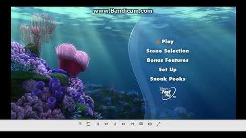 Finding Nemo DVD MENU 2013