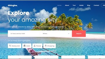 Bikin Website Tourism/Wisata dengan Template Bootstrap 4 & HTML 5 Free Download terbaru 2021