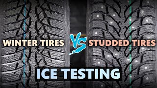 Winter Tires VS Studded Tires ❄ What's better on ICE?