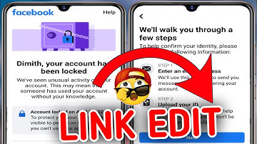 🔴Facebook fake get started option your account has been locked | Link edit unlock Facebook account