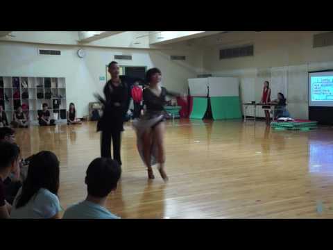 2016 台大國標迎新茶會 張力仁＆圓仔 Samba