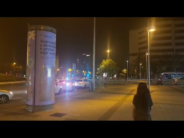 Acción interactiva con PDLC en Madrid, Plaza de Castilla