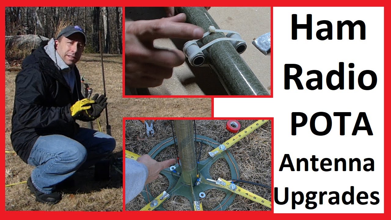 Ham Radio Home Brew Multi-Band Vertical Antenna Tuning and Upgrades - POTA / Field