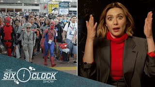 'I was very scared to go to Comic Con' Elizabeth Olsen Chats About Her Approach to Playing Wanda