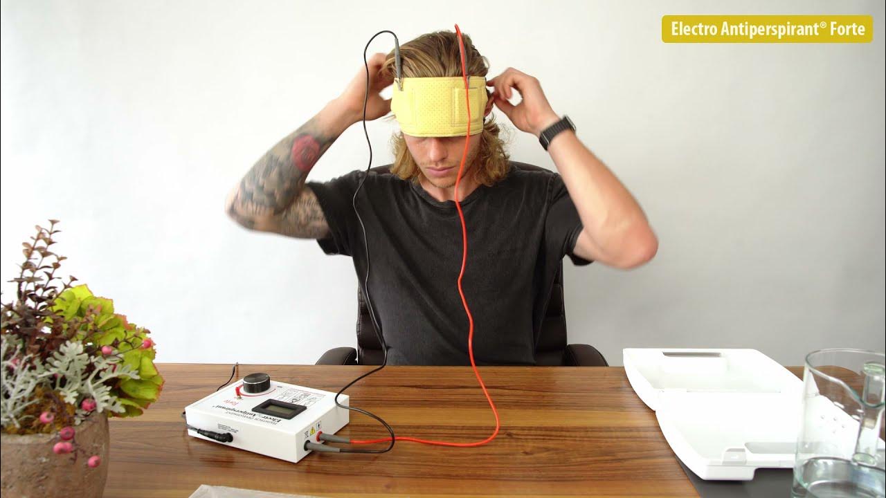 Forehead Adapter Electro Antiperspirant® definitive end of forehead