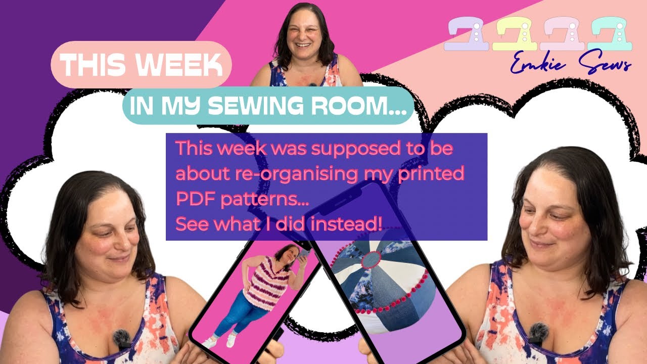 I Tried to Organise… But Ended Up Sewing ALL the Things! 🤣✂️