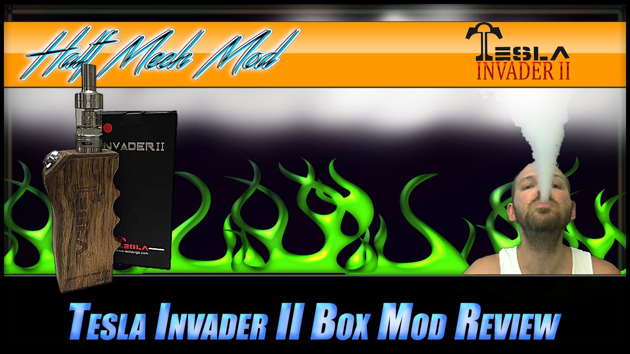 "Tesla Invader 2" Review - Half Mech Mod #vaping