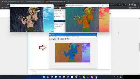 6.4. Aprendiendo OpenCV con Python - Análisis matricial del modelo HSV.