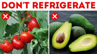 13 Foods You Should Never Refrigerate During Holidays