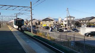 【ナイス高速通過】HC85系 特急ひだ25号高山行き通過＠西岐阜駅 limited exp Hida passing through Nishi-Gifu sta, central Japan;⁠)