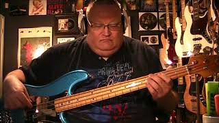 Def Leppard Billy's Got A Gun Bass Cover with Notes & Tablature