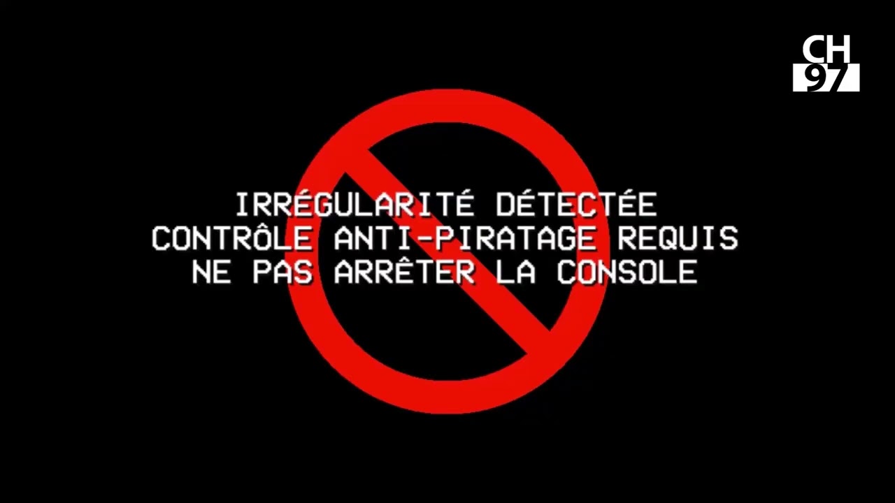 Sony · Écran Anti piratage PlayStation (fictif)