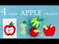 Apple craft ideas for kids  3d apple crafts  paper craft  easy kids craft  back to school crafts