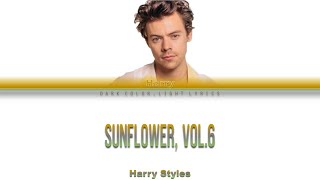 Harry Styles 'Sunflower, Vol.6' Lyrics [Color Coded ENG_ESP]