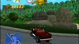 Mr. Plow - Homer - Evergreen Terrace (The Simpsons Road Rage Gameplay Part 15)