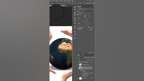 How to make  3d Globe or Earth Sphere from a Map Pic in Adobe Photoshop | NR TECH Urdu