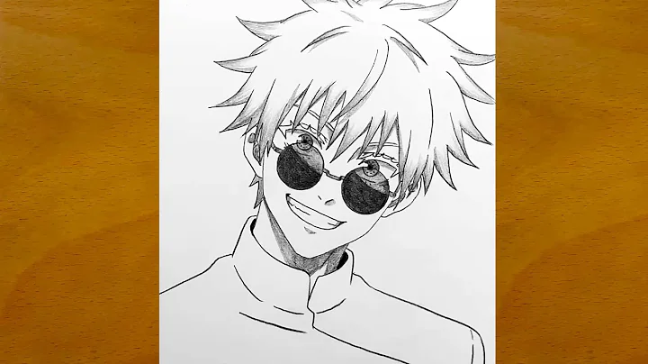 How to Draw Gojo Satoru Step by Step || Anime Sketch Tutorial || Jujutsu Kaisen Art