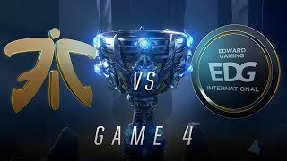 Mundial 2018: EDward Gaming x Fnatic (Jogo 4) | Quartas de Final - Dia 2