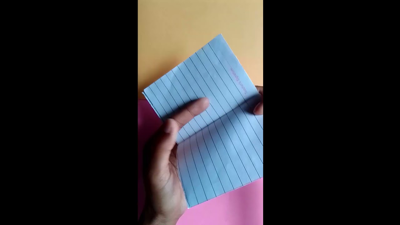 How To Make Mini Notebook Without Glue Shorts