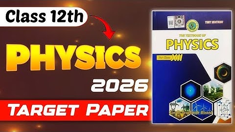 💯 Hit guarantee! 12th class Physics Guess Paper 2026 | Class 12 Target paper 2026 | Sindh board