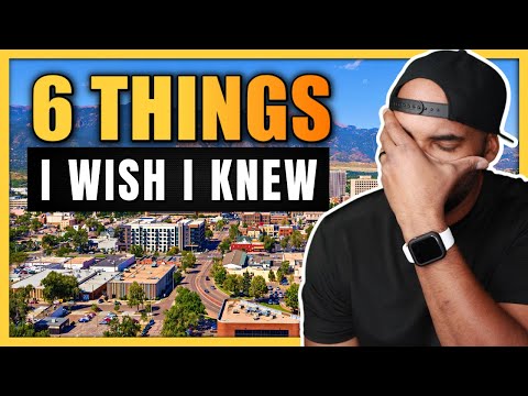 Moving to Colorado Springs 2022 6 Things I WISH I KNEW before MOVING HERE!