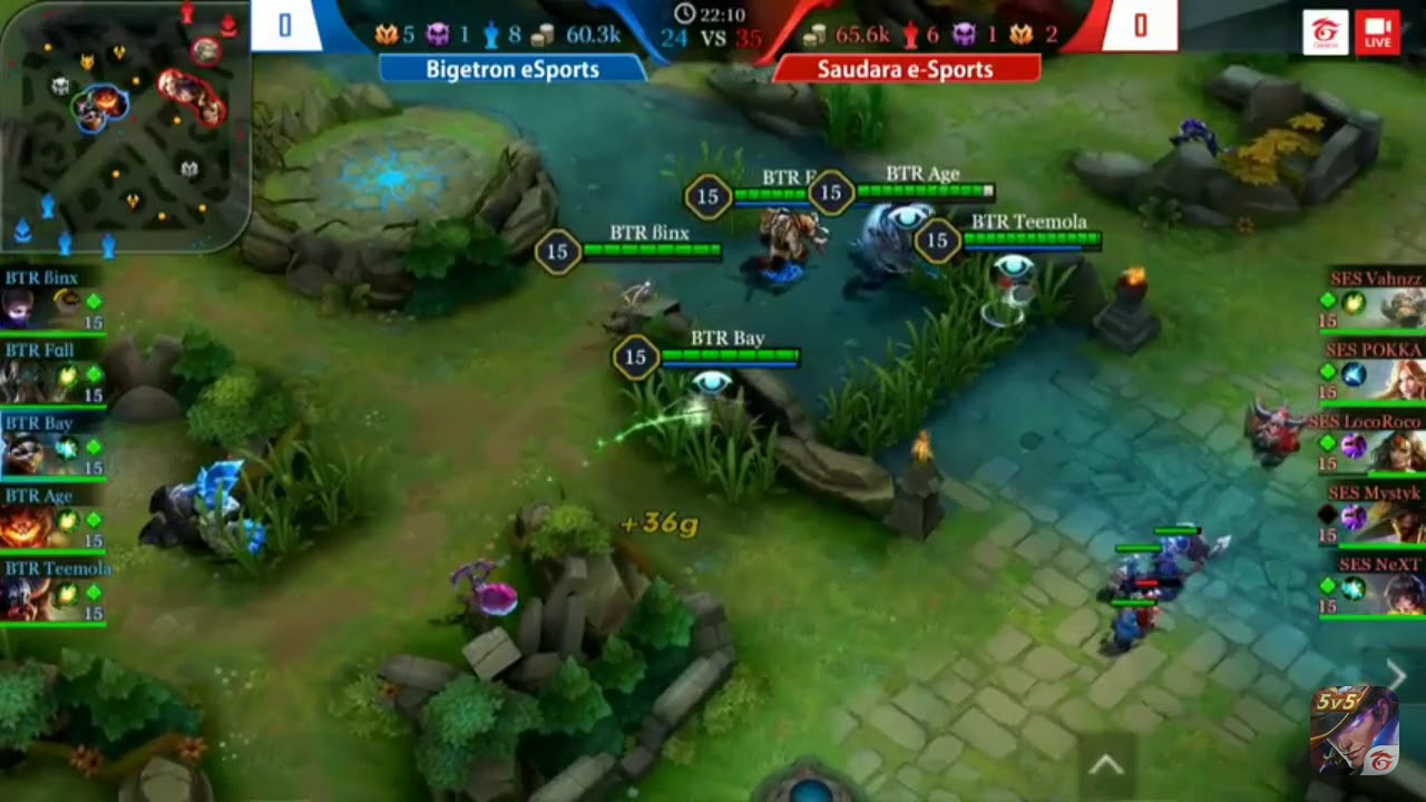 BTR VS SES Match 1. CREEPNY ADUHHH [BEST MOMENT AOV]