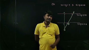 A straight line through the origin O meets the lines  4x+2y=9  &  2x+y+6=0 at point P and Q resp.