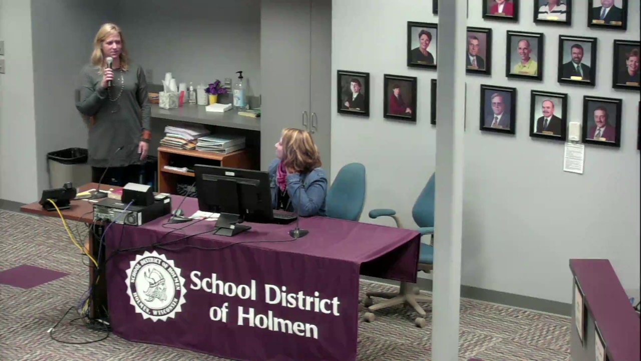School District of Holmen November 28th, 2016 Board Meeting YouTube