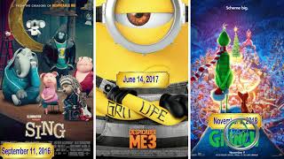 List Of Universal Pictures Animated Films 19592026