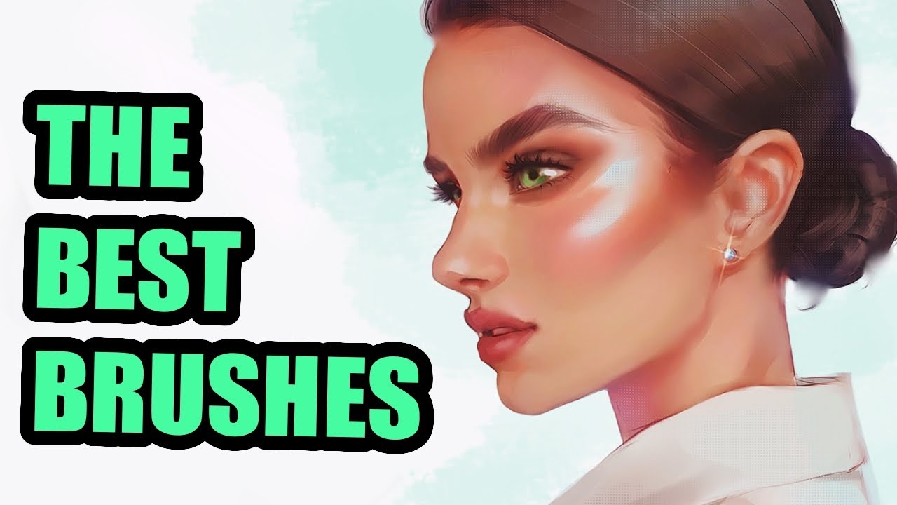 The Brushes that I Use for my Portraits [KRITA TUTORIAL] YouTube