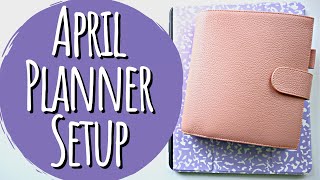 April Planner Setup: Moterm Personal Wide Rings & Digital Planner