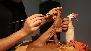 part 2 hand thumbs up sculpture