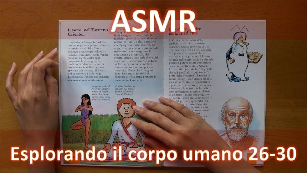 ASMR ITA Esplorando in corpo umano 26-30 [whispering]