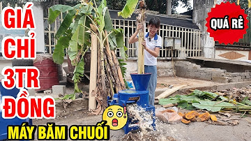🔥 3 TRIỆU Có Thể Mua Máy Băm Chuối Đa Năng Nào TỐT NHẤT| Tư Vấn & Báo Giá Mới Nhất 2026
