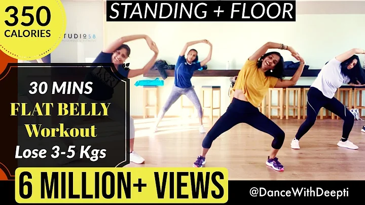 30mins DAILY FLAT BELLY Workout - Beginner Bollywo...