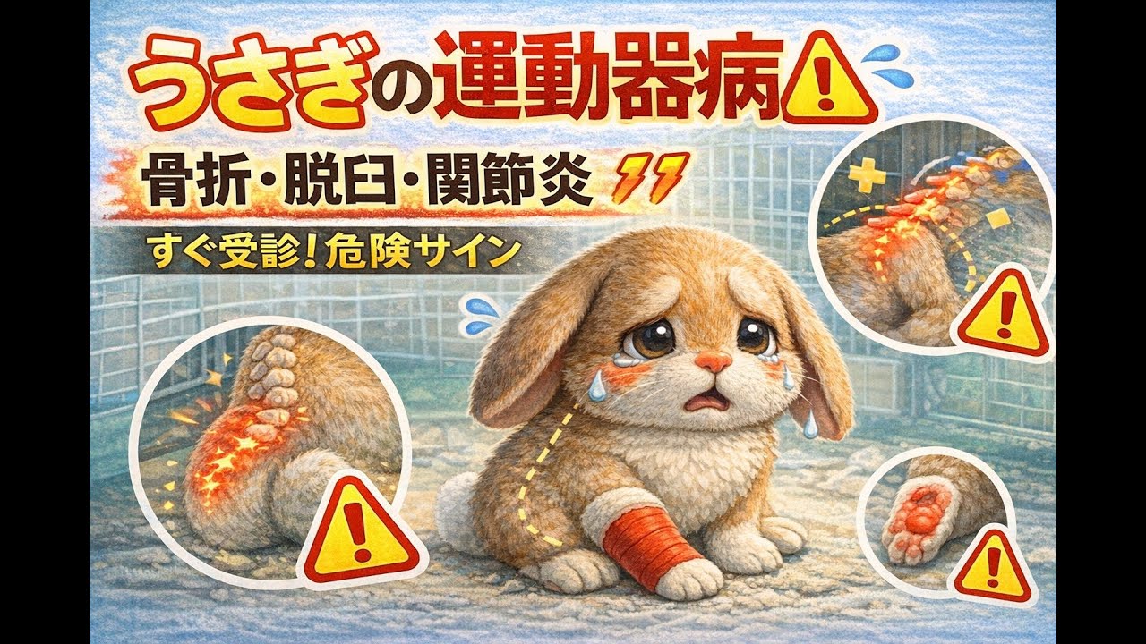うさぎが足をつかない時に考える病気
