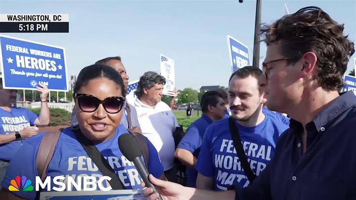 Massive rally takes place in Washington DC for fired federal workers marking Trump’s 100th day